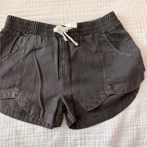 Billabong Gray Relaxed Fit Shorts with Elastic Waistband